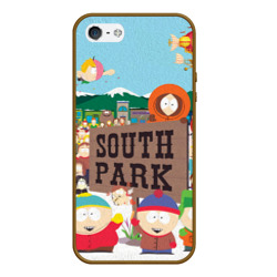 Чехол для iPhone 5/5S матовый Южный Парк