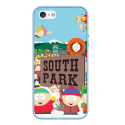 Чехол для iPhone 5/5S матовый Южный Парк
