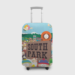 Чехол для чемодана 3D Южный Парк