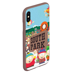 Чехол для iPhone XS Max матовый Южный Парк - фото 2