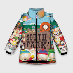 Зимняя куртка для девочек 3D Южный Парк