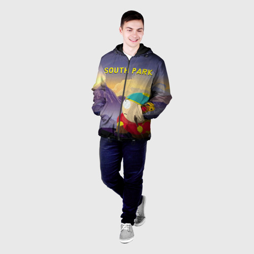 Мужская куртка 3D с принтом ЮЖНЫЙ ПАРК, фото на моделе #1