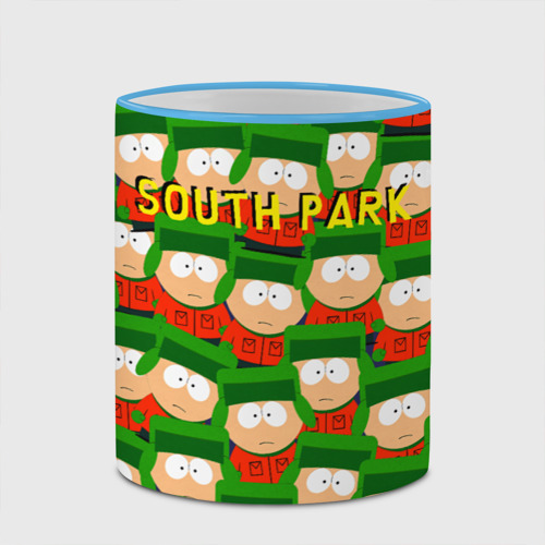 Кружка с полной запечаткой South Park, цвет Кант небесно-голубой - фото 4