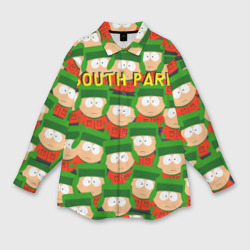 Мужская рубашка oversize 3D South Park