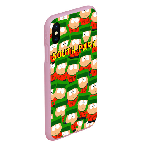 Чехол для iPhone XS Max матовый South Park, цвет розовый - фото 3