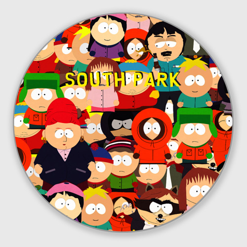 Круглый коврик для мышки South Park