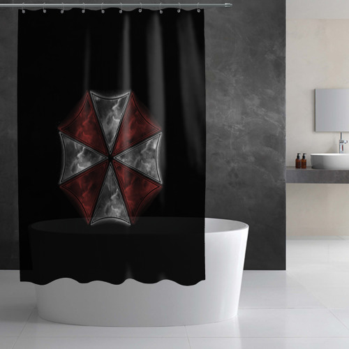 Штора 3D для ванной Umbrella Corporation - фото 2