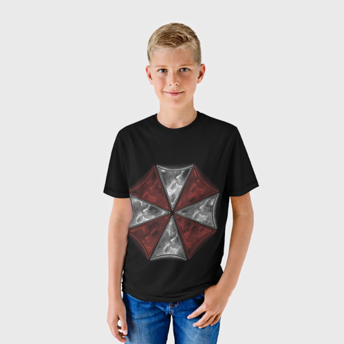 Детская футболка 3D Umbrella Corporation, цвет 3D печать - фото 3