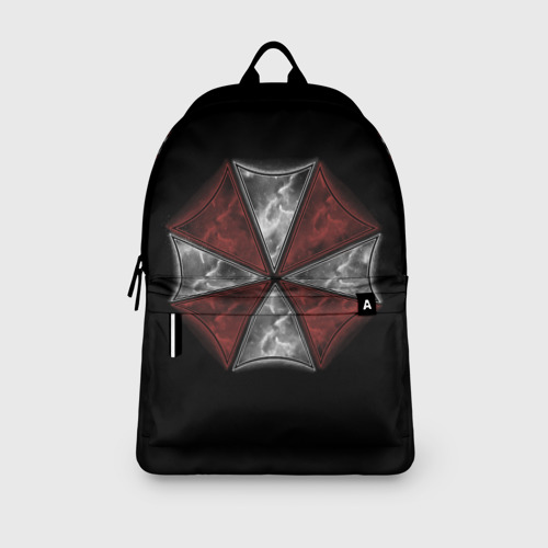 Рюкзак 3D с принтом Umbrella Corporation, вид сбоку #3