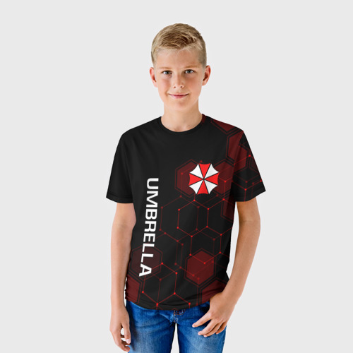 Детская футболка 3D Umbrella Corp, цвет 3D печать - фото 3