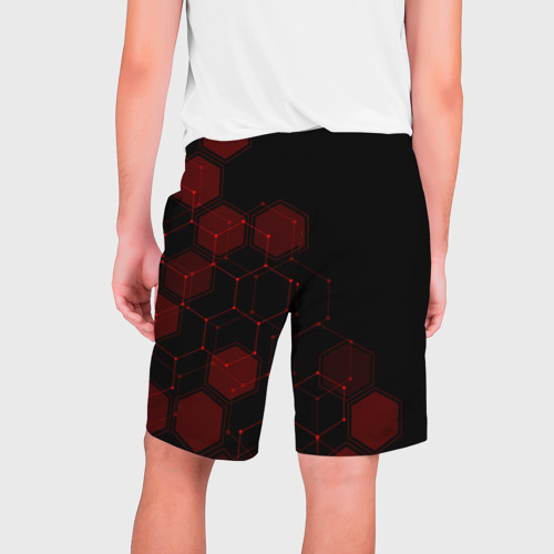 Мужские шорты 3D с принтом Umbrella Corp, вид сзади #1