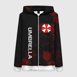 Женская толстовка 3D на молнии Umbrella Corp