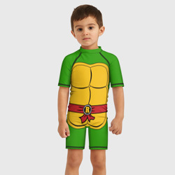 Детский купальный костюм 3D Панцирь черепашки-ниндзя - фото 2
