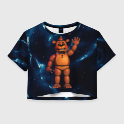 Женская футболка Crop-top 3D Five Nights At Freddys