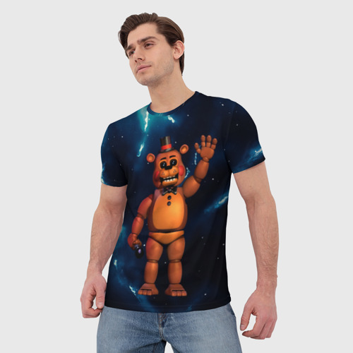 Мужская футболка 3D Five Nights At Freddys, цвет 3D печать - фото 3