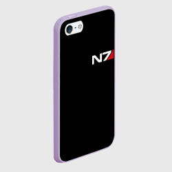 Чехол для iPhone 5/5S матовый Mass Effect N7 - фото 2