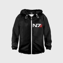 Детская ветровка 3D Mass Effect N7