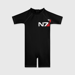 Детский купальный костюм 3D Mass Effect N7