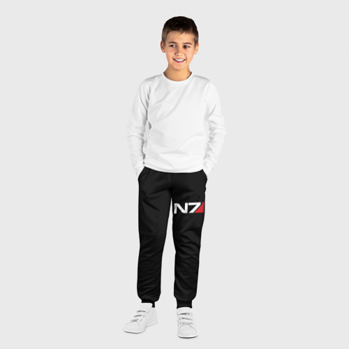 Детские брюки 3D Mass Effect N7, цвет 3D печать - фото 4