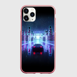 Чехол для iPhone 11 Pro Max матовый Synthwave Retrowave