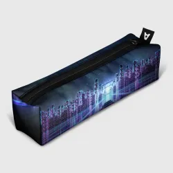 Пенал школьный 3D Synthwave Retrowave
