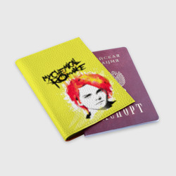 Обложка для паспорта матовая кожа My Chemical Romance - фото 2