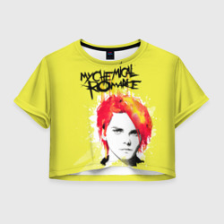 Женская футболка Crop-top 3D My Chemical Romance