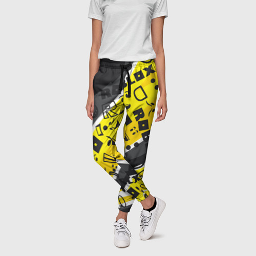 Женские брюки 3D с принтом Roblox, фото на моделе #1