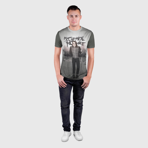 Мужская футболка 3D Slim Gerard Way, цвет 3D печать - фото 4