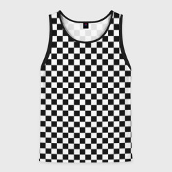 Мужская майка 3D Шахматка мелкая