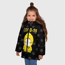 Зимняя куртка для девочек 3D COVID-19 Южный парк - фото 2