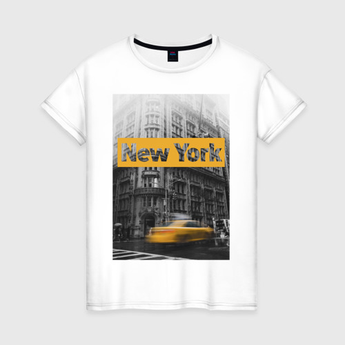 Женская футболка хлопок Нью-Йорк