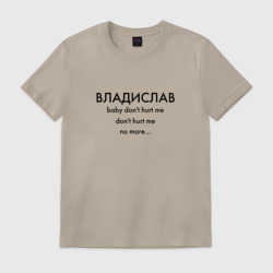 Мужская футболка хлопок Владислав What is love