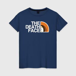 Женская футболка хлопок The death face