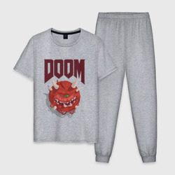 Мужская пижама хлопок Doom