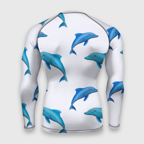 Мужской рашгард 3D Рай для дельфина, цвет 3D печать - фото 2