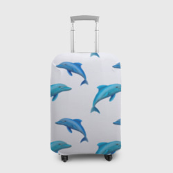 Чехол для чемодана 3D Рай для дельфина