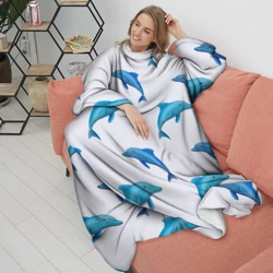 Плед с рукавами Рай для дельфина - фото 2