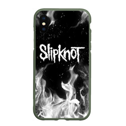 Чехол для iPhone XS Max матовый Slipknot