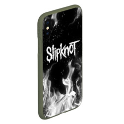 Чехол для iPhone XS Max матовый Slipknot - фото 2