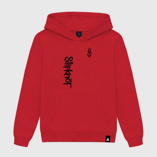 Мужская толстовка хлопок с принтом Slipknot, вид спереди #2