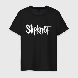 Мужская футболка хлопок Slipknot на спине