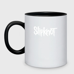 Кружка двухцветная Slipknot на спине