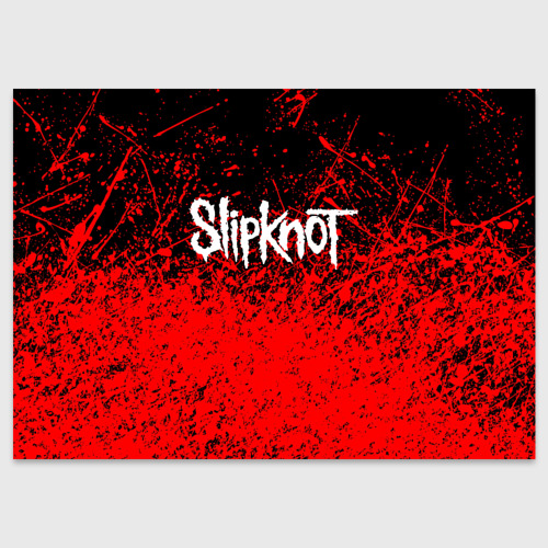 Поздравительная открытка Slipknot, цвет белый