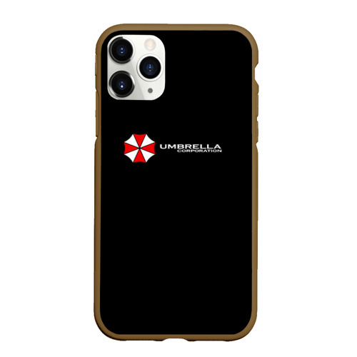 Чехол для iPhone 11 Pro матовый Umbrella Corporation 2, цвет коричневый