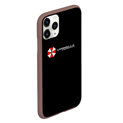 Чехол для iPhone 11 Pro матовый Umbrella Corporation 2, цвет коричневый - фото 3