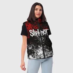 Женский жилет утепленный 3D Slipknot Слипкнот - фото 2