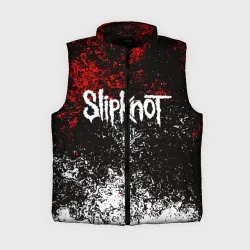 Женский жилет утепленный 3D Slipknot Слипкнот