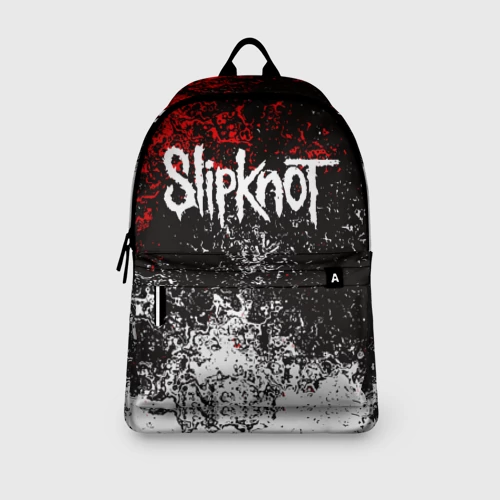 Рюкзак 3D с принтом Slipknot Слипкнот, вид сбоку #3