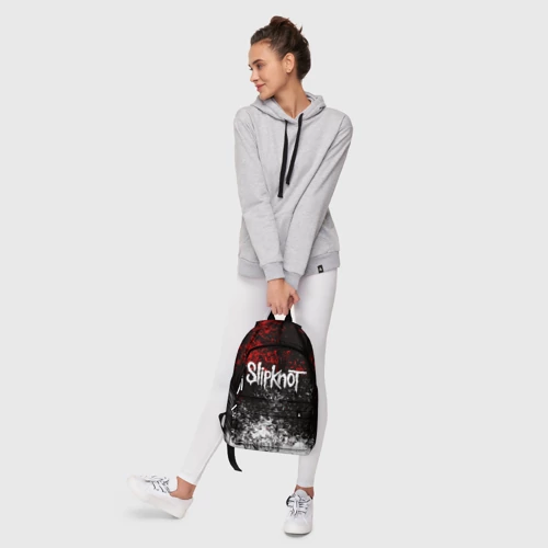 Рюкзак 3D с принтом Slipknot Слипкнот, фото #6